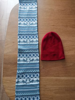 BUFANDA y GORRO. Niño/Niña. 