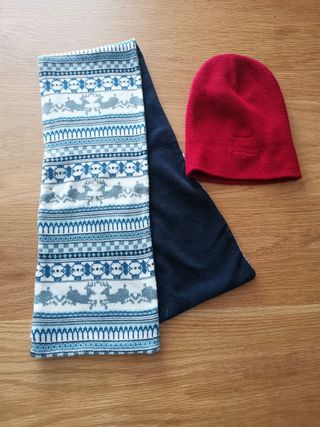 BUFANDA y GORRO. Niño/Niña. 