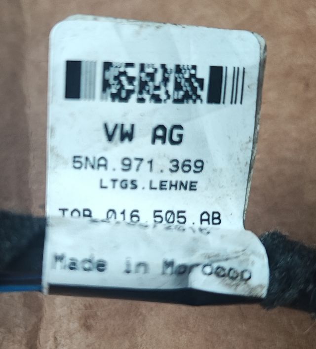 Cableado airbag asiento Tiguan