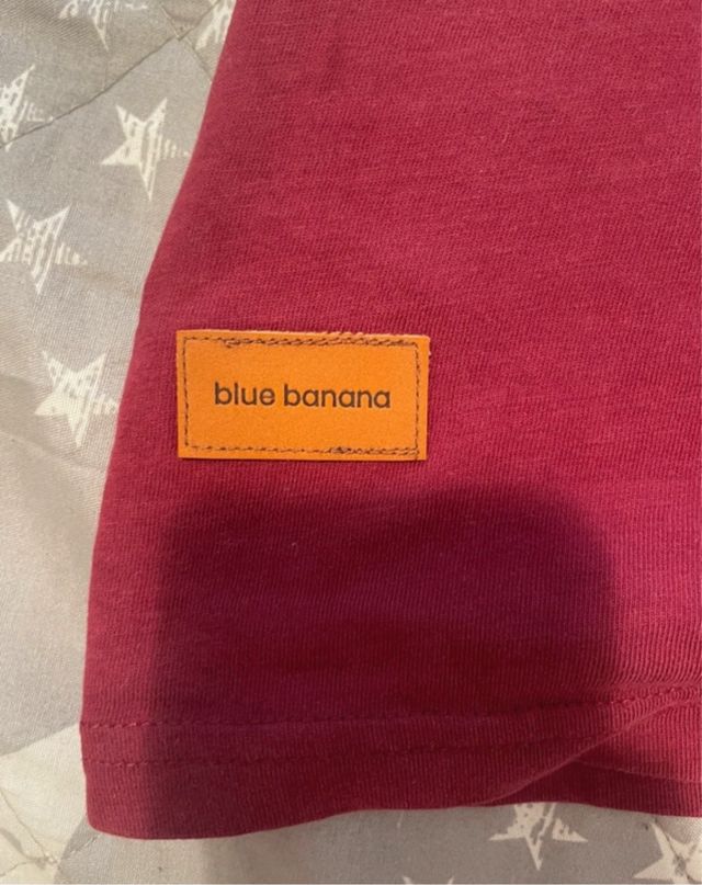 camiseta granate blue banana