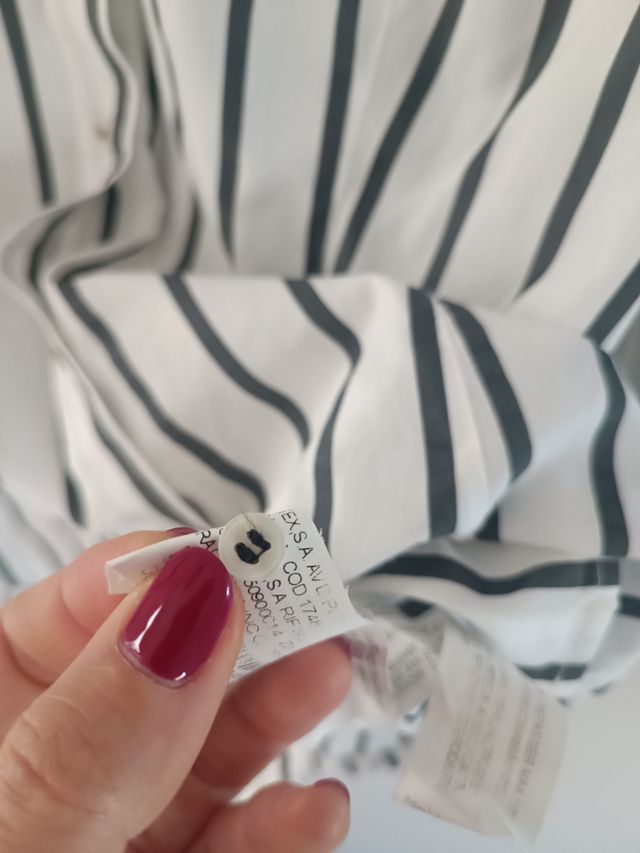 Camisa de rayas de Zara