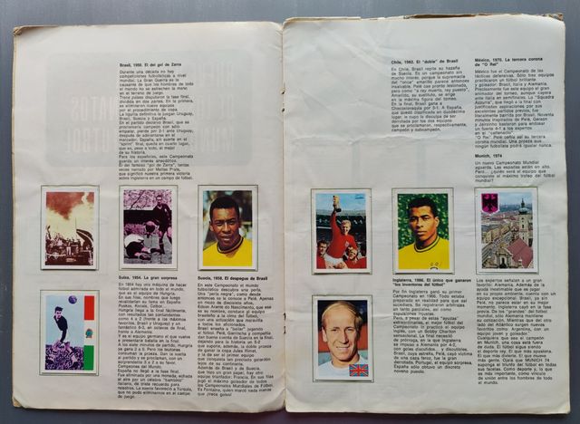 ALBUM de cromos MUNDIAL 74
