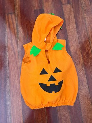 Disfraz calabaza talla 1 - 2 años