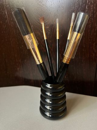 Makeup KIT Pinceles con soporte almacenamiento