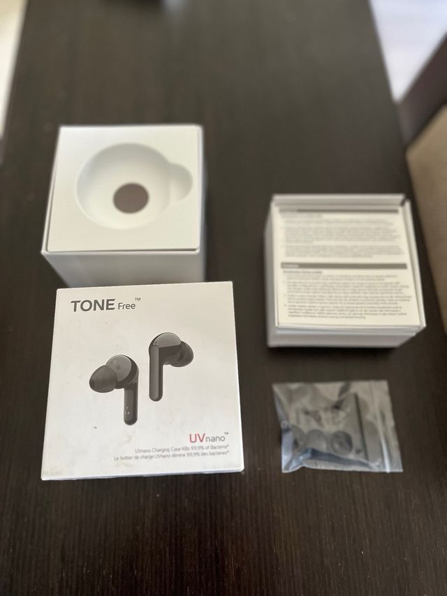 auriculares lg. sonido meridian.