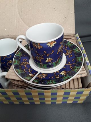 Servizio di tazzine da caffè da 6 in porcellana