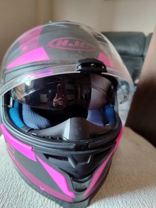 Casco moto hjc is.17 mujer xs