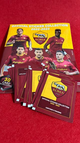 Album figurine Roma 2022-2023 bustine e figurine