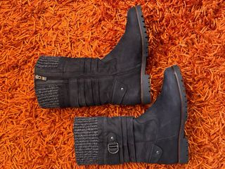 Stivali Caprice black nubuc taglia 38