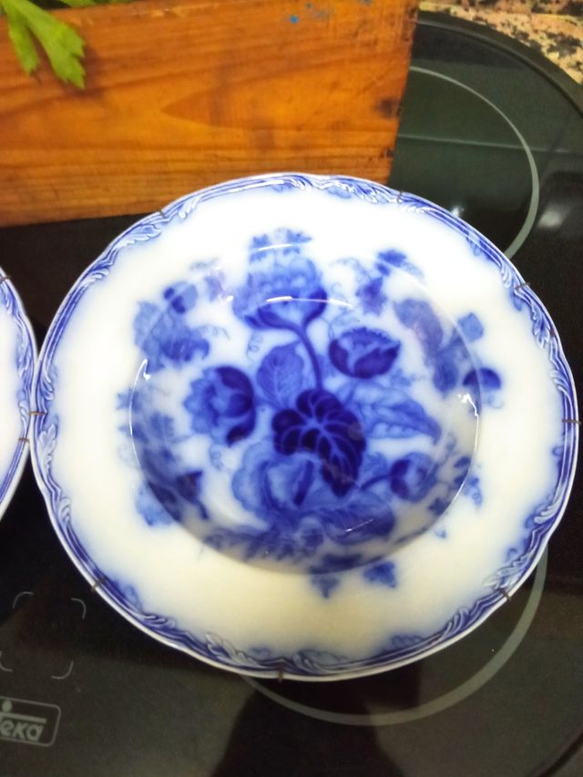 Coppia di set in ceramica antica coppia 40