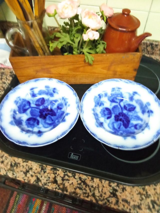 Coppia di set in ceramica antica coppia 40