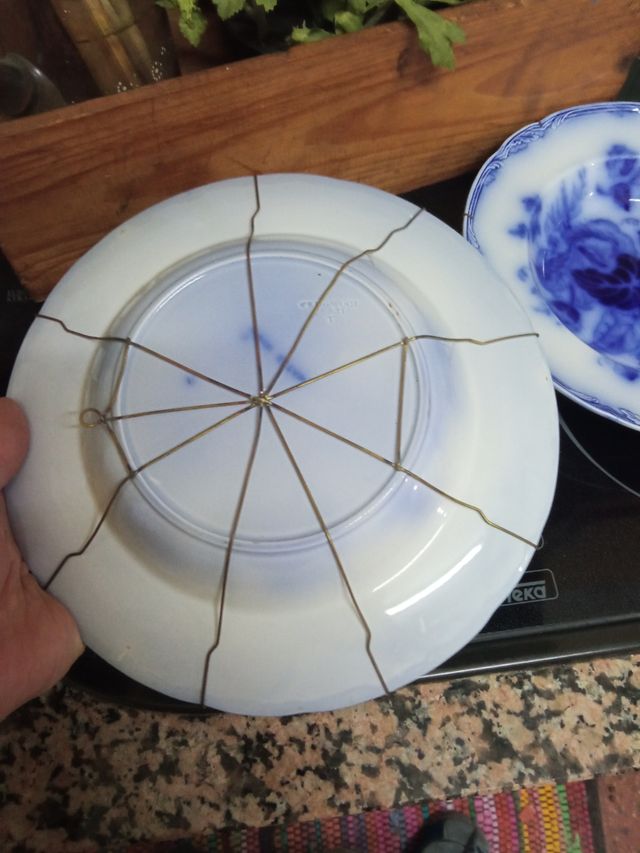 Coppia di set in ceramica antica coppia 40