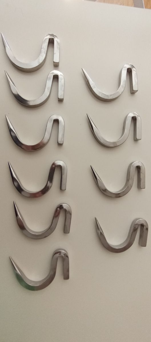 Ganchos para carnicería 