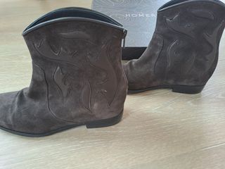 Botines Homers de piel T.40