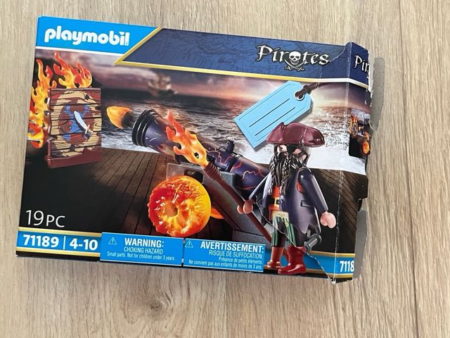 Playmobil pirata con cañon 71189 nuevo