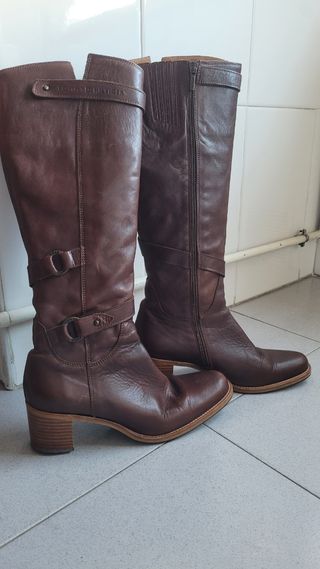 Botas altas piel. Tommy Hilfiger 40. Nuevas