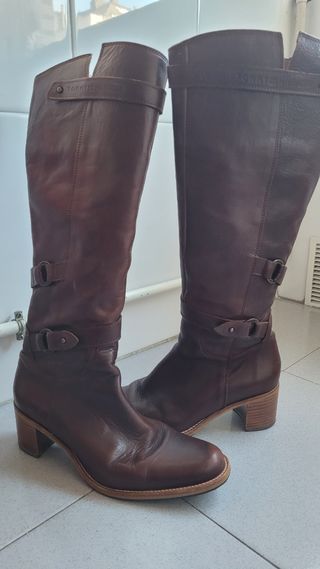 Botas altas piel. Tommy Hilfiger 40. Nuevas