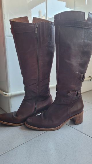 Botas altas piel. Tommy Hilfiger 40. Nuevas