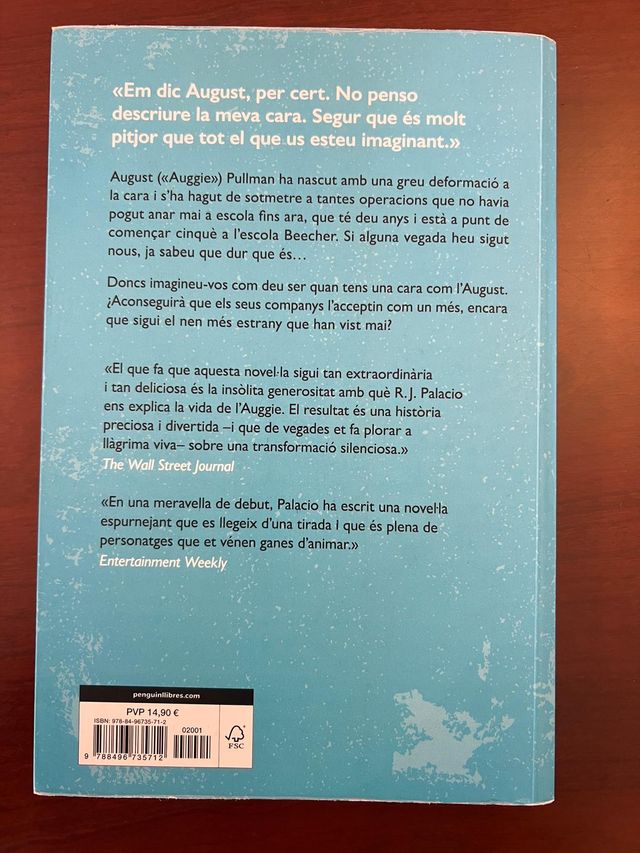 Wonder: Una Historia Inolvidable de Valor 