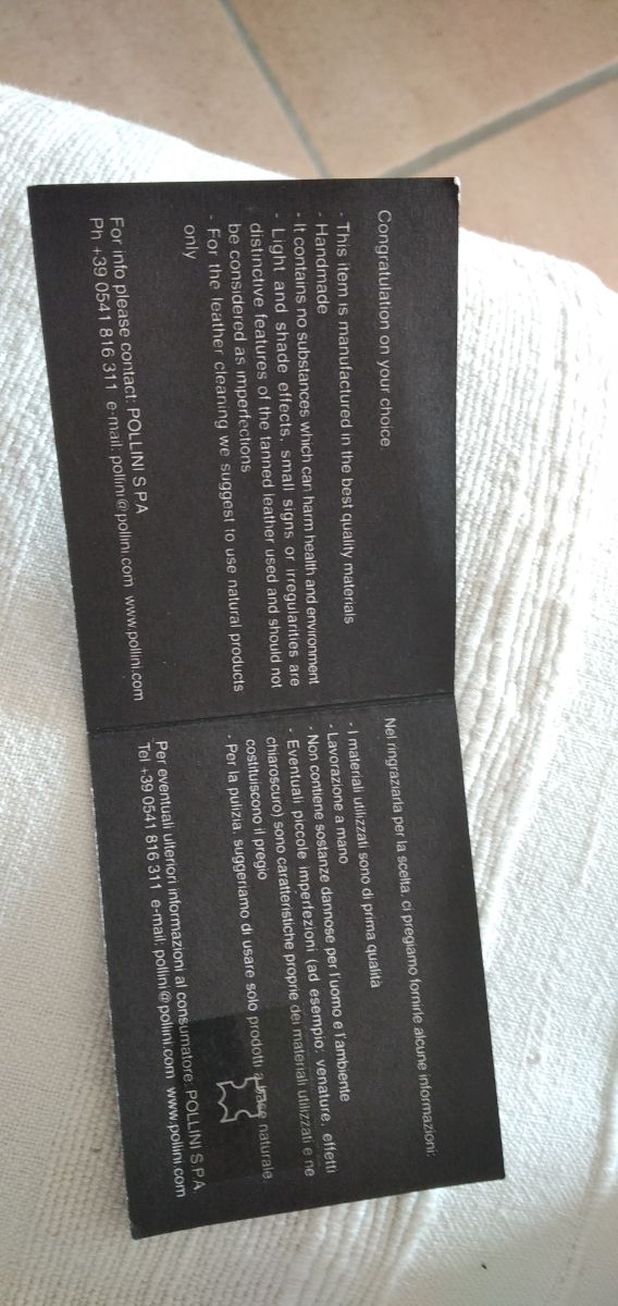 Borsa vitello Pollini.