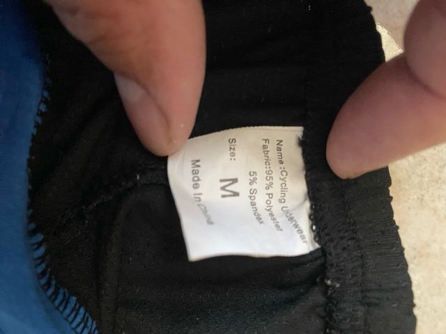 Pantaloni da ciclista imbottiti  tg M nuovi