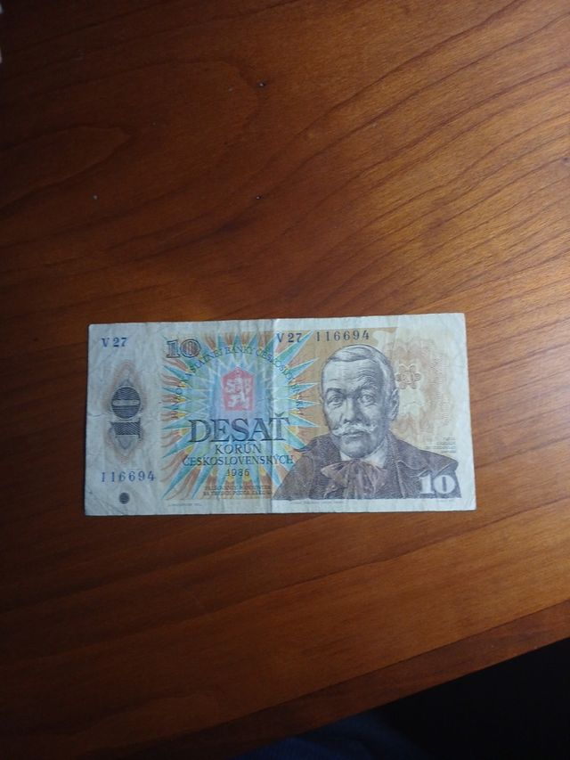 Banconota 10 corone del 1986