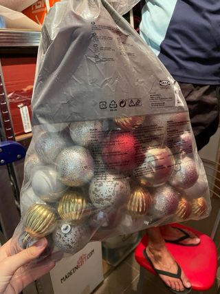 Lote bolas de navidad