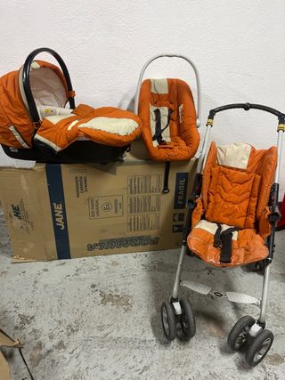 Conjunto de carrito de bebe 
