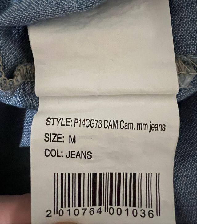 Camicia jeans uomo Clayton - Taglia M