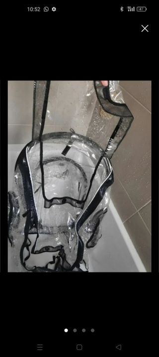 Burbuja capota lluvia carrito bebé