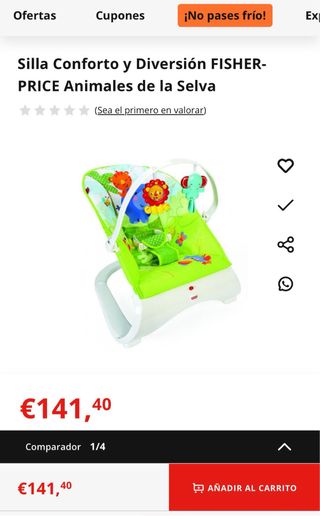 Hamaca de bebé Fisher Price