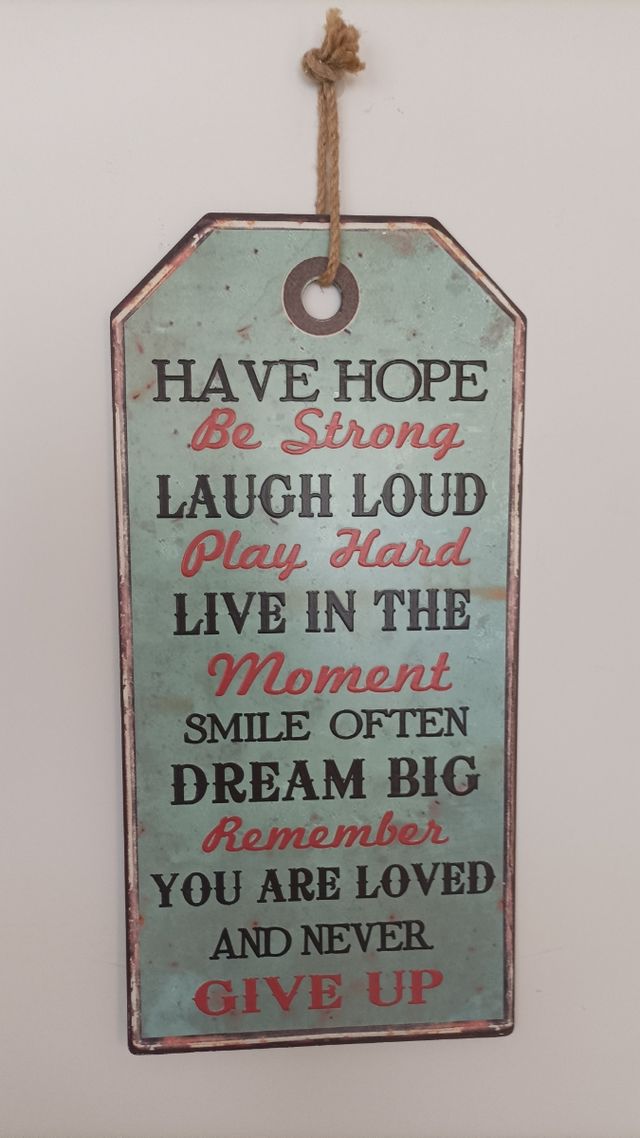 Cuadro metálico vintage