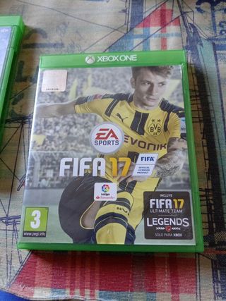 Fifa 22, Fifa 17 y The Crew, Xbox one