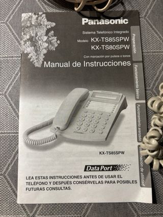 Telefono con centralita Panasonic KX-TS85SPW
