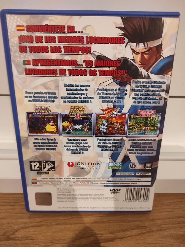 World Heroes Anthology Ps2 Espana