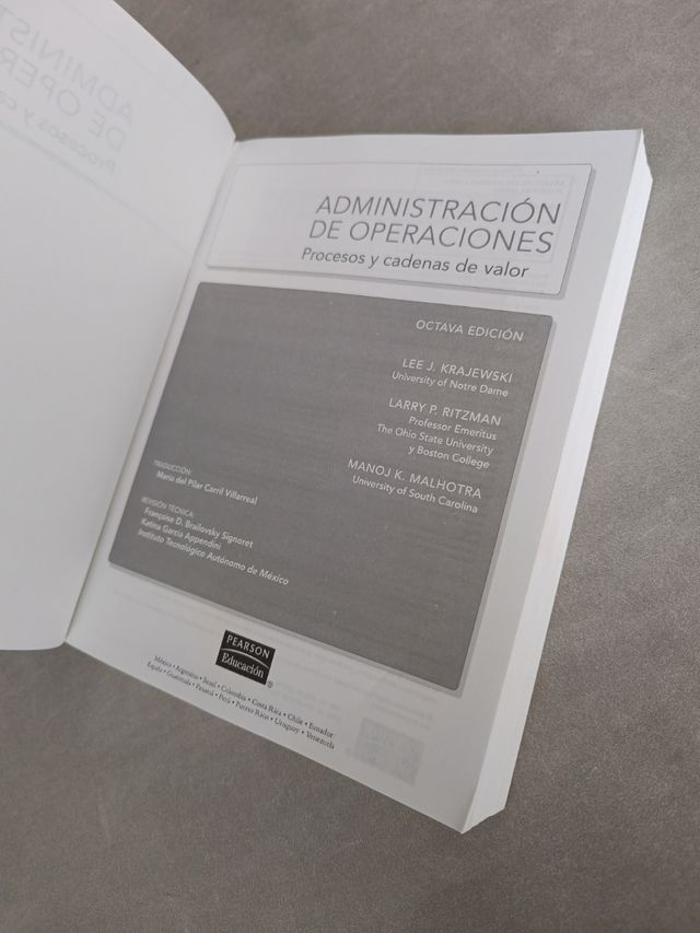Administración de operaciones Procesos y cadenas d