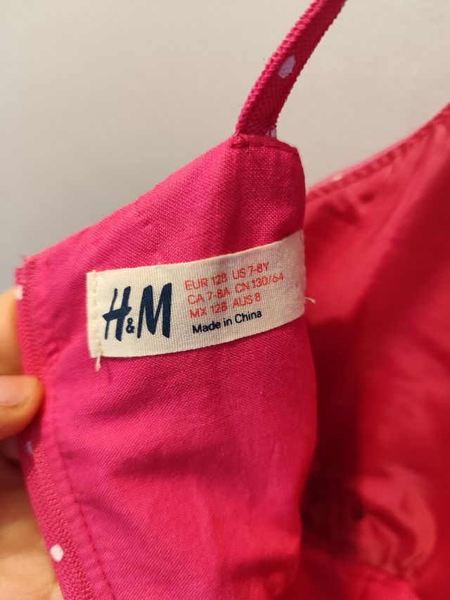 Vestido niña talla 7-8 de H&M