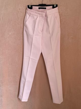 Pantalones de pinza zara