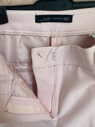 Pantalones de pinza zara