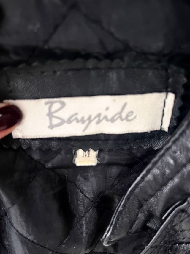 Giubbotto vera pelle nero