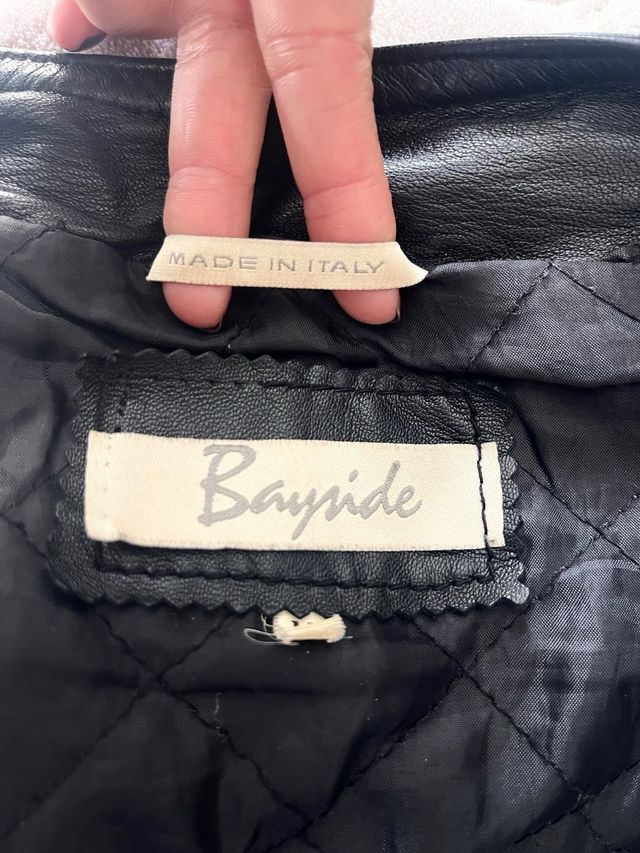 Giubbotto vera pelle nero