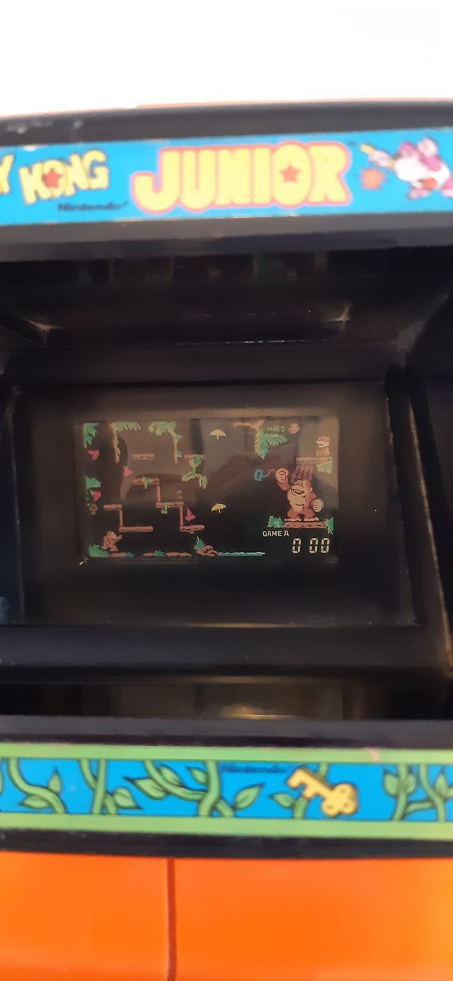 Funzionante Table Top Donkey Kong Junior Coleco Ni