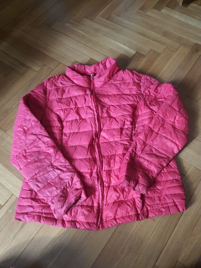 Primark piumino rosso con sacchettino