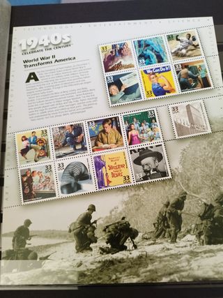 Sellos EE.UU acontecimientos siglo XX