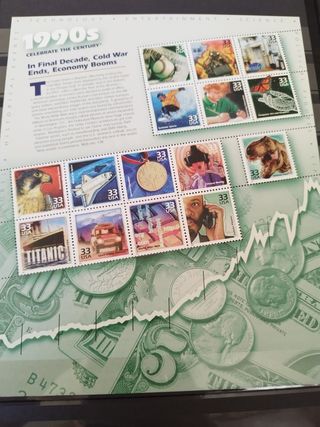 Sellos EE.UU acontecimientos siglo XX