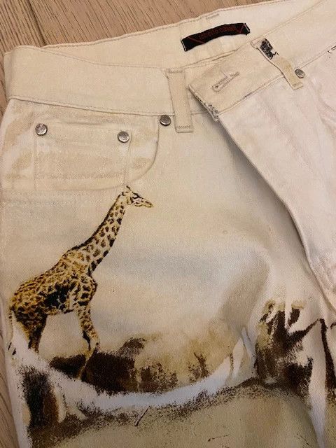 jeans pantalone Roberto Cavalli prima linea Kenya