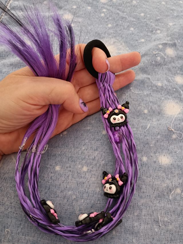 Elastico extension per capelli Kuromi