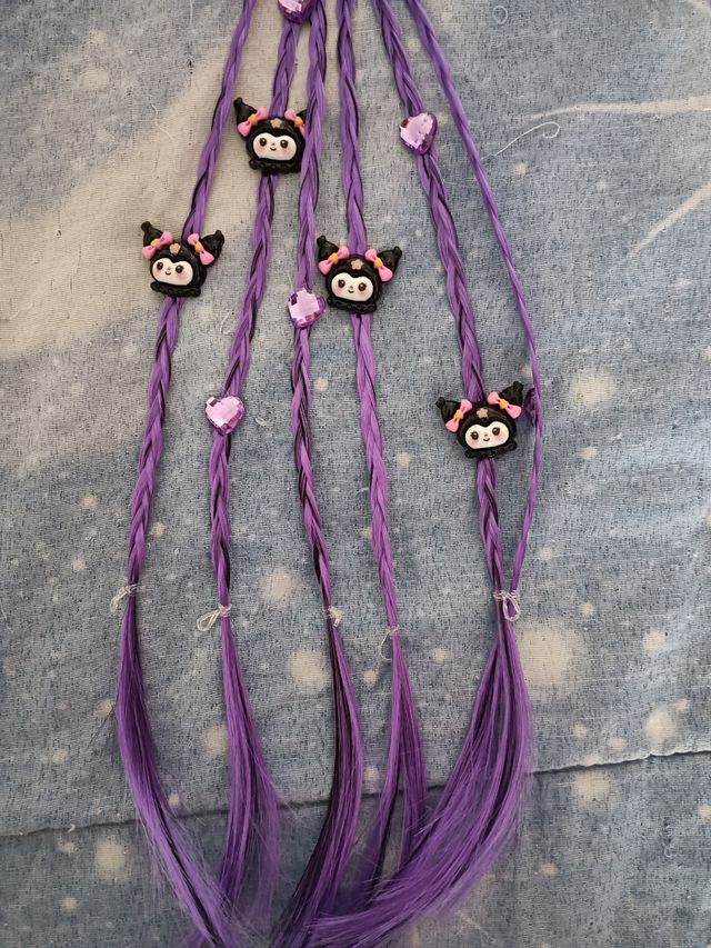 Elastico extension per capelli Kuromi