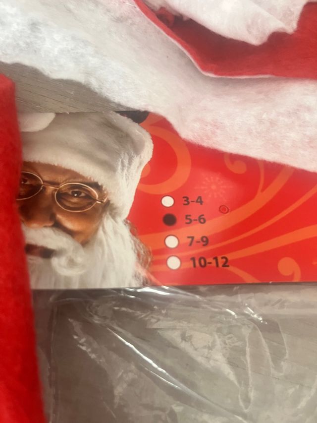 Disfraz mama noel 5-6