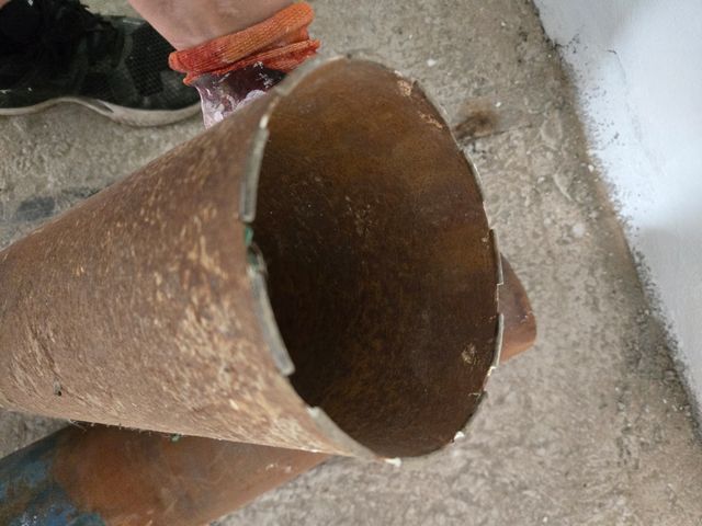 Coronas 120cm perforación